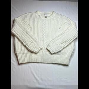 For The Republic White‎ Womens Sweater Sz XS